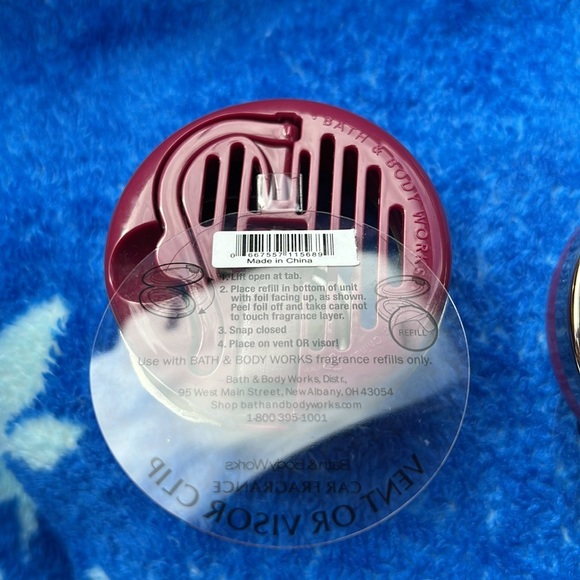 Pumpkin Car Fragrance vent/visor clip 2pk - Picture 3 of 3